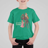 Christmas Creepy Krampus T Shirt For Kid Greetings From Gruss Vom Krampus - Wonder Print Shop
