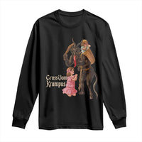 Christmas Creepy Krampus Long Sleeve Shirt Greetings From Gruss Vom Krampus