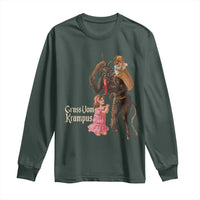 Christmas Creepy Krampus Long Sleeve Shirt Greetings From Gruss Vom Krampus