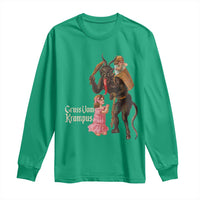 Christmas Creepy Krampus Long Sleeve Shirt Greetings From Gruss Vom Krampus
