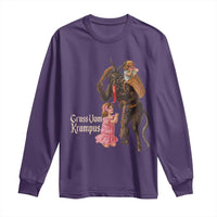 Christmas Creepy Krampus Long Sleeve Shirt Greetings From Gruss Vom Krampus