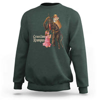 Christmas Creepy Krampus Sweatshirt Greetings From Gruss Vom Krampus - Wonder Print Shop