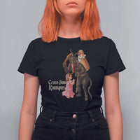 Christmas Creepy Krampus T Shirt For Women Greetings From Gruss Vom Krampus - Wonder Print Shop