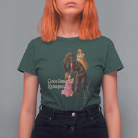 Christmas Creepy Krampus T Shirt For Women Greetings From Gruss Vom Krampus - Wonder Print Shop
