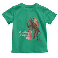 Christmas Creepy Krampus Toddler T Shirt Greetings From Gruss Vom Krampus