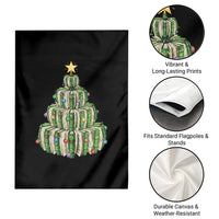 Book Christmas Tree Book Lover Teacher Librarian Garden Flag - Wonder Print Shop