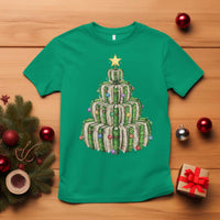 Book Christmas Tree Book Lover Teacher Librarian T Shirt - Wonder Print Shop