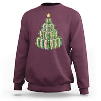 Book Christmas Tree Book Lover Teacher Librarian Sweatshirt - Wonder Print Shop