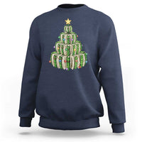 Book Christmas Tree Book Lover Teacher Librarian Sweatshirt - Wonder Print Shop