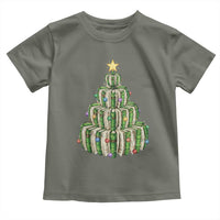 Book Christmas Tree Book Lover Teacher Librarian Toddler T Shirt - Wonder Print Shop