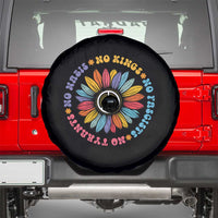 No Kings No Fascists No Tyrants No Nazis Spare Tire Cover Peace Floral Sunflower - Wonder Print Shop