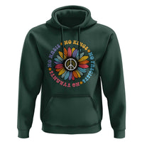 No Kings No Fascists No Tyrants No Nazis Hoodie Peace Floral Sunflower - Wonder Print Shop