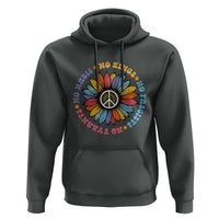 No Kings No Fascists No Tyrants No Nazis Hoodie Peace Floral Sunflower - Wonder Print Shop