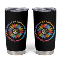 No Kings No Fascists No Tyrants No Nazis Tumbler Cup Peace Floral Sunflower - Wonder Print Shop