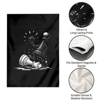 No Kings Garden Flag America Protest Chess Rejecting Kings - Wonder Print Shop