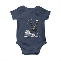 No Kings Baby Onesie America Protest Chess Rejecting Kings - Wonder Print Shop