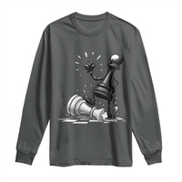 No Kings Long Sleeve Shirt America Protest Chess Rejecting Kings - Wonder Print Shop