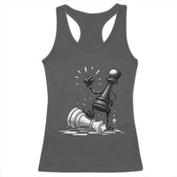 No Kings Racerback Tank Top America Protest Chess Rejecting Kings - Wonder Print Shop