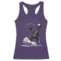 No Kings Racerback Tank Top America Protest Chess Rejecting Kings - Wonder Print Shop