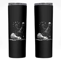 No Kings Skinny Tumbler America Protest Chess Rejecting Kings - Wonder Print Shop