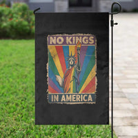Funny No Kings In America LGBT Garden Flag Retro Statue Of Liberty - Wonder Print Shop