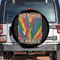 Funny No Kings In America LGBT Spare Tire Cover Retro Statue Of Liberty - Wonder Print Shop