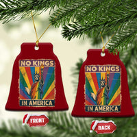 Funny No Kings In America LGBT Ceramic Ornament Retro Statue Of Liberty - Wonder Print Shop