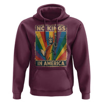 Funny No Kings In America LGBT Hoodie Retro Statue Of Liberty - Wonder Print Shop