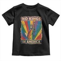 Funny No Kings In America LGBT Toddler T Shirt Retro Statue Of Liberty - Wonder Print Shop
