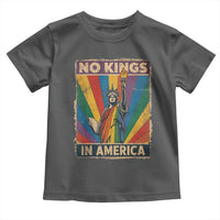 Funny No Kings In America LGBT Toddler T Shirt Retro Statue Of Liberty - Wonder Print Shop