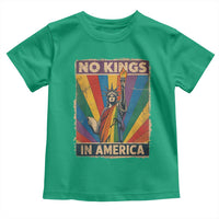 Funny No Kings In America LGBT Toddler T Shirt Retro Statue Of Liberty - Wonder Print Shop