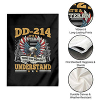 DD214 It Is A Veteran Thing You Wouldnt Understand Garden Flag US Veteran Bald Egale - Wonder Print Shop