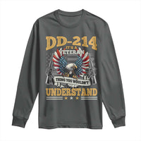 DD214 It Is A Veteran Thing You Wouldnt Understand Long Sleeve Shirt US Veteran Bald Egale - Wonder Print Shop