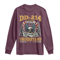 DD214 It Is A Veteran Thing You Wouldnt Understand Long Sleeve Shirt US Veteran Bald Egale - Wonder Print Shop