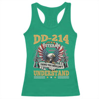 DD214 It Is A Veteran Thing You Wouldnt Understand Racerback Tank Top US Veteran Bald Egale - Wonder Print Shop