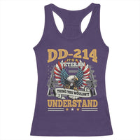DD214 It Is A Veteran Thing You Wouldnt Understand Racerback Tank Top US Veteran Bald Egale - Wonder Print Shop