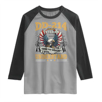 DD214 It Is A Veteran Thing You Wouldnt Understand Raglan Shirt US Veteran Bald Egale - Wonder Print Shop