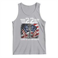 Veteran Suicide Awareness Tank Top 22 A Day Is 22 Too Many Vintage American Flag - Wonder Print Shop
