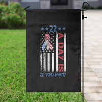 Veteran Suicide Awareness Garden Flag 22 A Day Is 22 Too Many American Flag - Wonder Print Shop