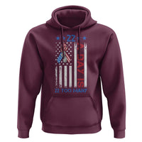 Veteran Suicide Awareness Hoodie 22 A Day Is 22 Too Many American Flag - Wonder Print Shop