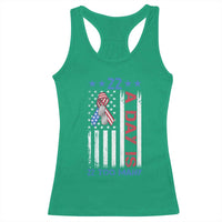 Veteran Suicide Awareness Racerback Tank Top 22 A Day Is 22 Too Many American Flag - Wonder Print Shop