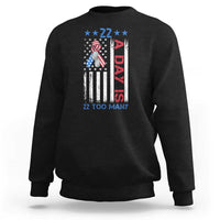 Veteran Suicide Awareness Sweatshirt 22 A Day Is 22 Too Many American Flag - Wonder Print Shop