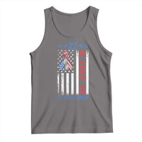 Veteran Suicide Awareness Tank Top 22 A Day Is 22 Too Many American Flag - Wonder Print Shop