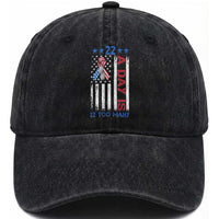 Veteran Suicide Awareness Washed Cotton Baseball Cap 22 A Day Is 22 Too Many American Flag