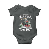 I'm Not Always A Train Wreck Just Kidding Toot Toot Christmas Baby Onesie North Pole Train - Wonder Print Shop