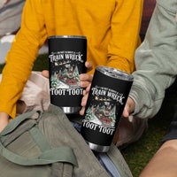 I'm Not Always A Train Wreck Just Kidding Toot Toot Christmas Tumbler Cup North Pole Train - Wonder Print Shop
