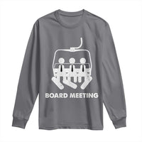 Funny Snowboarding Long Sleeve Shirt Board Meeting Holiday Snowboard Winter Sport