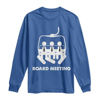 Funny Snowboarding Long Sleeve Shirt Board Meeting Holiday Snowboard Winter Sport