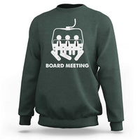 Funny Snowboarding Sweatshirt Board Meeting Holiday Snowboard Winter Sport - Wonder Print Shop