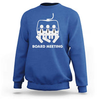Funny Snowboarding Sweatshirt Board Meeting Holiday Snowboard Winter Sport - Wonder Print Shop